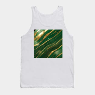 Emerald Green Gilt Marble Tank Top